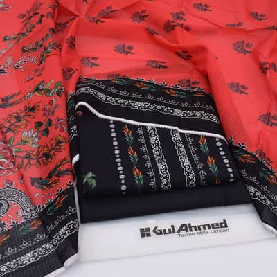 dresses / unstitched dresses / lawn 3pc printed suit
