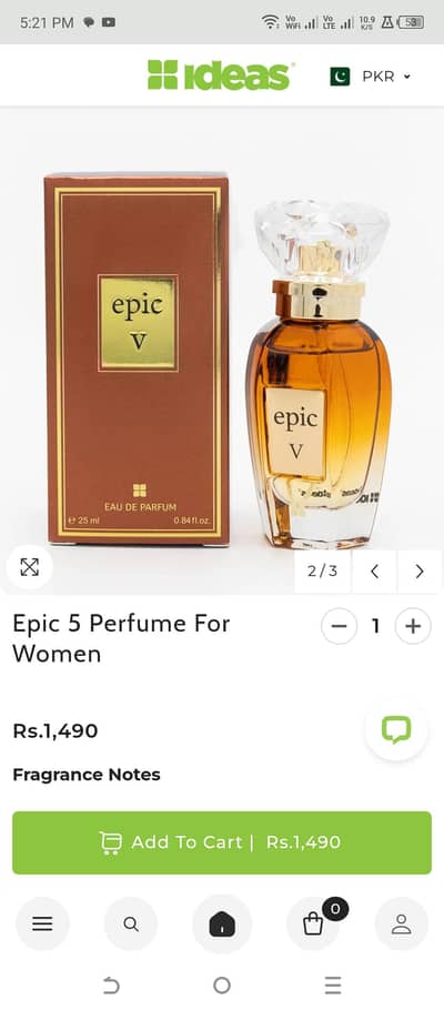 Ideas Epic 5 Perfume ORIGINAL 25ml