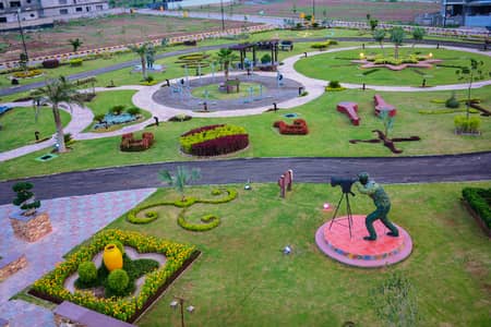 2 Kanal (75x120) Plot for Sale in Hamlets Bahria Town Rawalpindi .