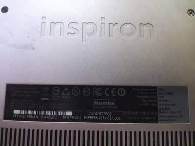 Dell Inspiron 15 5567 (Bought from South Korea)