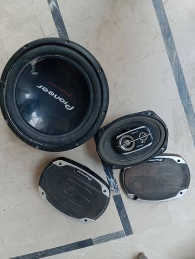 Original Pioneer woofer and speakers