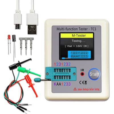 TC1 Multi Function Tester Transistor Tester, Diode, Capacitor