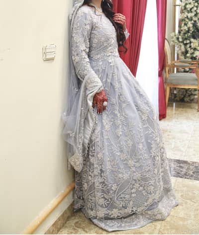 Walima Maxi | Reception dress| Bridal maxi | Lehnga | weeding dress