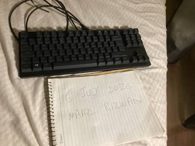 Razer Huntsmen TKL Gaming Keyboard (optical switches). 1mm actuation.