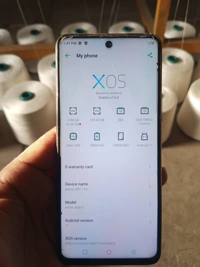 Infinix Hot 11s 4+2 128 gp 03120674744
