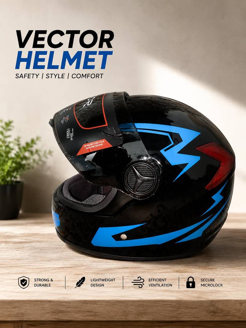 VECTOR HELMET NEW MODEL 2