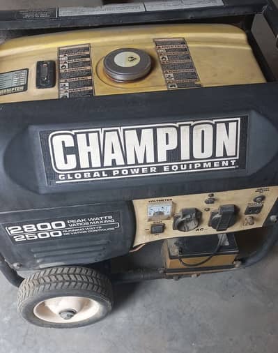 Champion generator up for sale