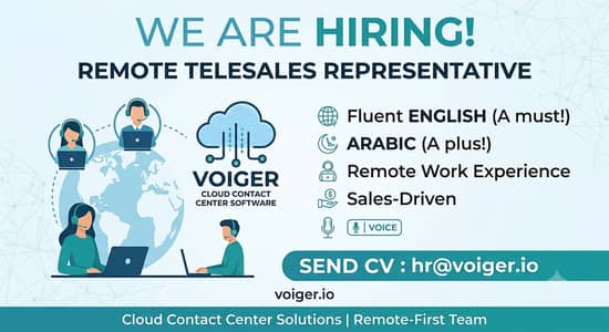 Remote Telesales Representative for a Dubai base tech company