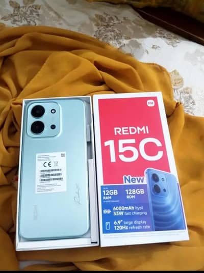 Redmi 15c 128Gb/full box pack/ 1 month used / kot Radha
