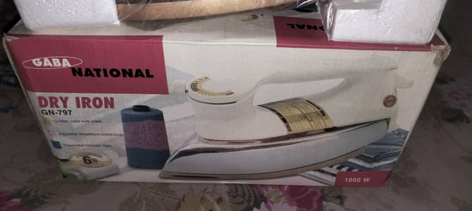Gaba National Dry Iron GN 797