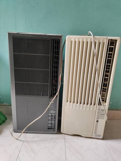 Pair of vertical window AC units (haier and corona) Great 8/10
