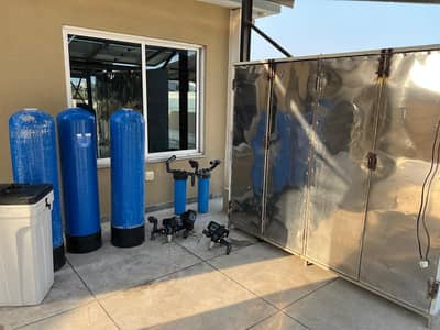 Fully Functional RO Water Filtration System + Housing Cabinet