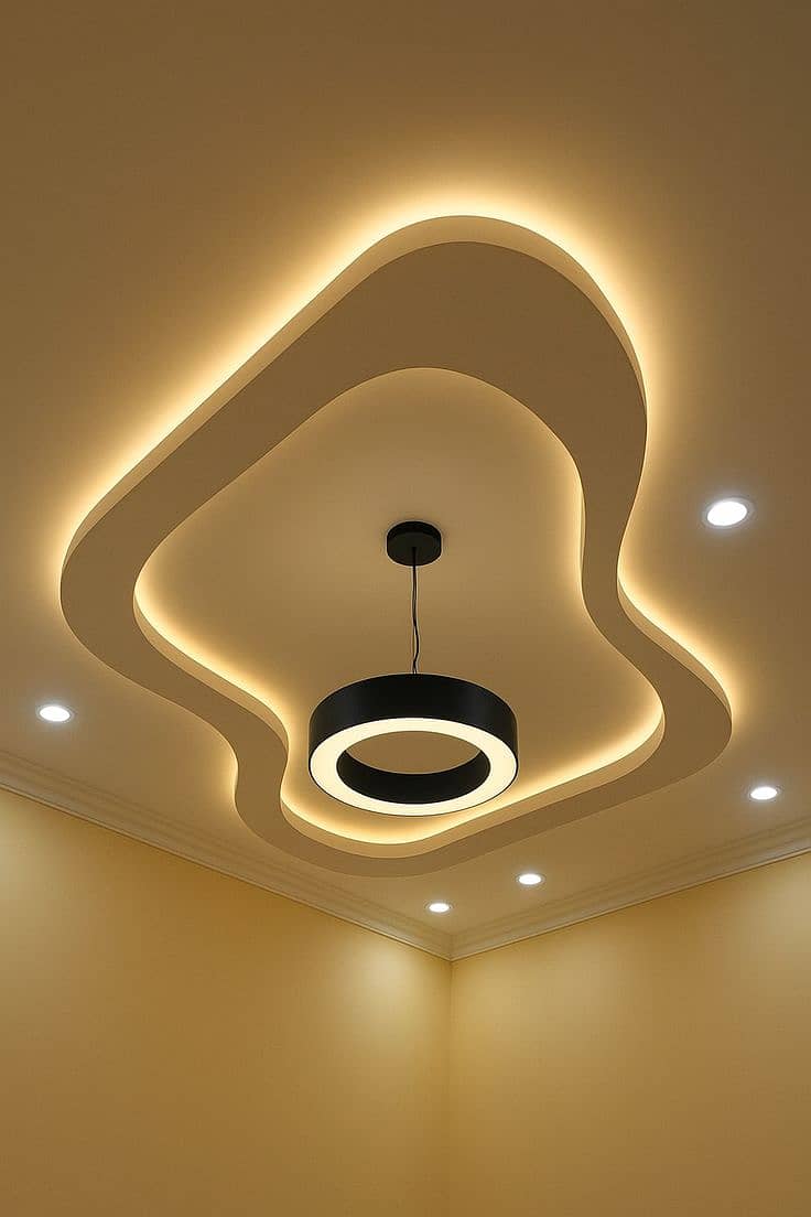 false ceiling/dumpa ceiling/gypsum ceiling/pop ceiling/interior work 3