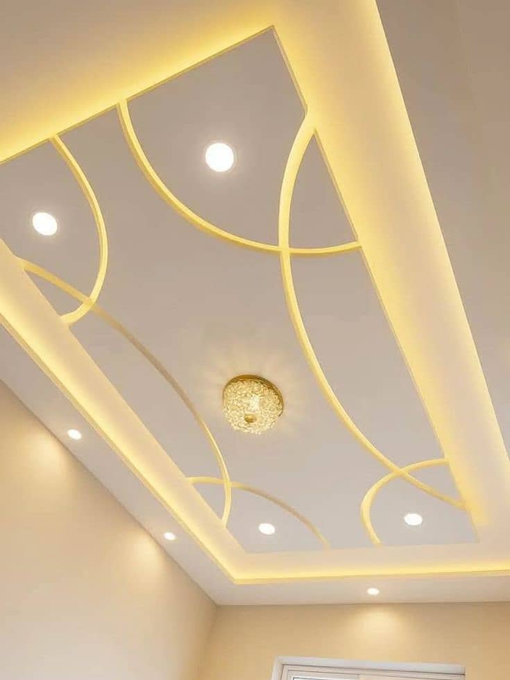 false ceiling/dumpa ceiling/gypsum ceiling/pop ceiling/interior work 4
