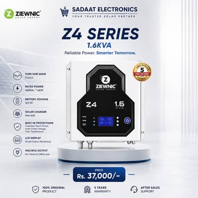 ZIEWNIC Z4 Series 1.6KVA Pure Sine Wave Solar Inverter – Original with