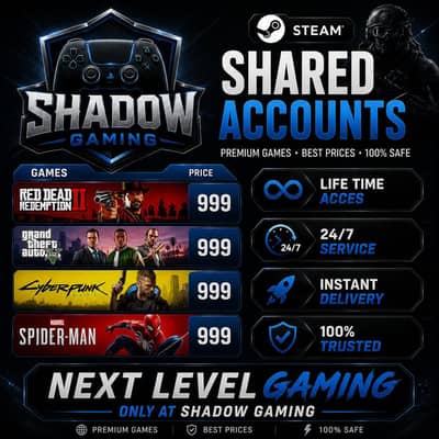Steam Games At Highly Competitive prices " Limited Time Offer"