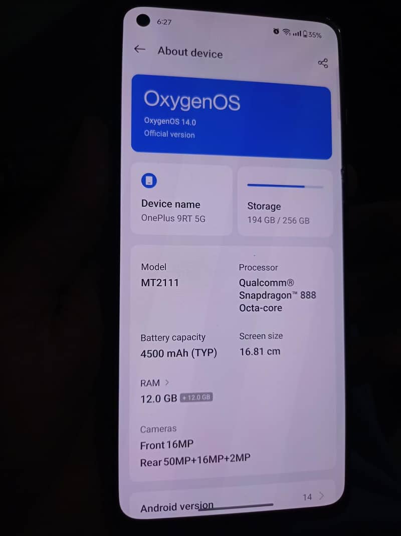 One Plus 9RT 3