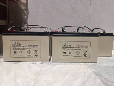 Leoch 12v 100 Amp Heavy Duty batteries