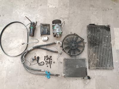Japani Used Car AC Complete Kit - 1 Year Used - 1000cc+