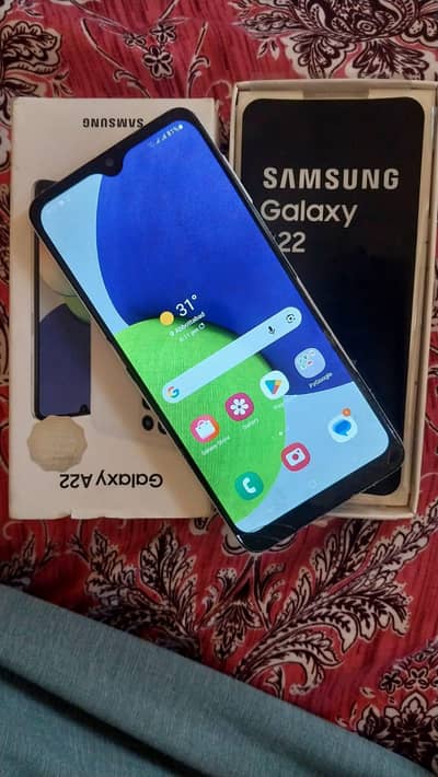 Samsung Mobile A22 6 128 Panel change and crack
