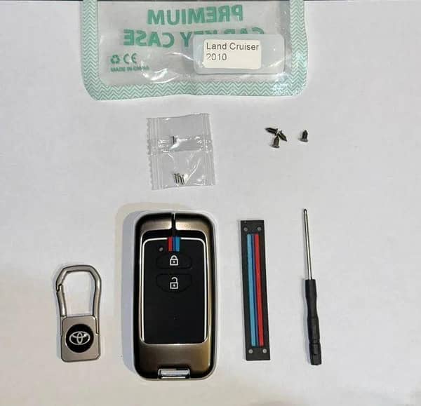 CAR TOYOTA LAND CRUISER 2010 METAL KEY COVER DUST PROOF SHOCK PROOF