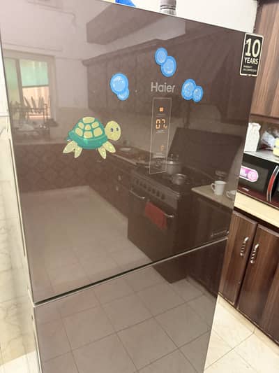 Glass door touch panel
