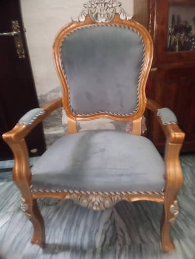 fancy chairs and brand new table set