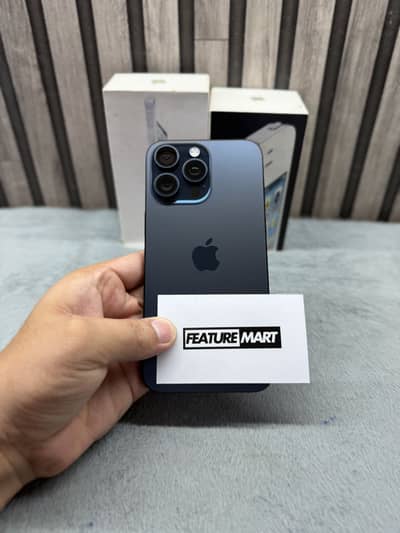 15 Pro Max JV | 256GB | 100% | Under Warranty | Blue | Apple iPhone