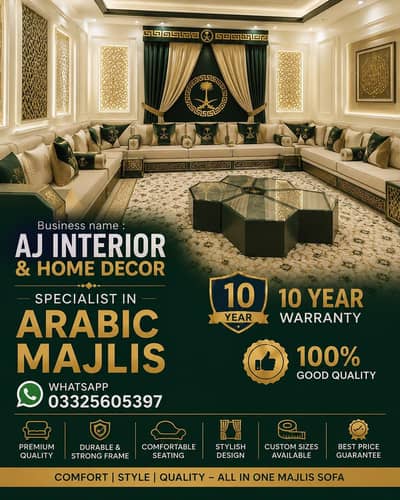 Arabic Majlis | Sofa Majlis | Hujra Setting