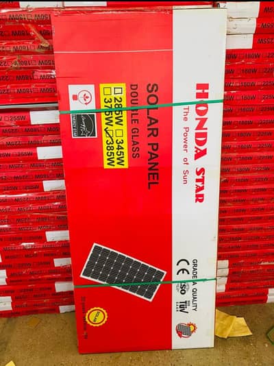 double glass Honda penal 415 watt 315 watt 285 380 watt