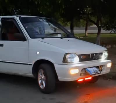 Mehran Geniune White Bumper