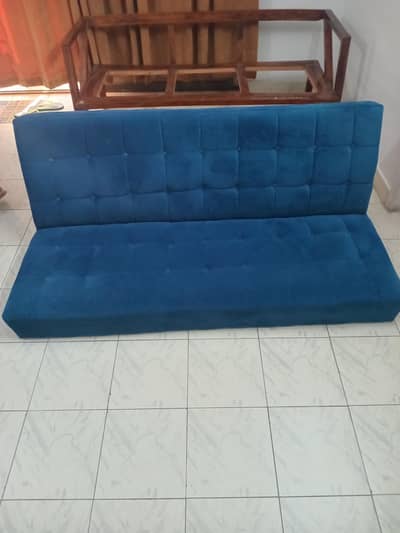 one year wooden 5seater sofa set interwood style