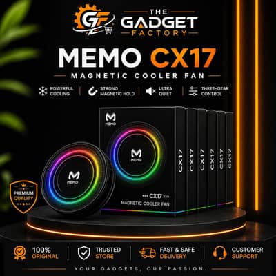 MEMO & PIVA Mobile Cooling Fans | Gaming Phone Coolers (Cx26, X30, B3)