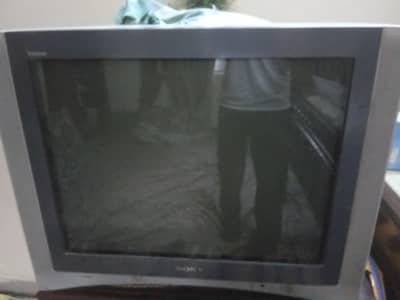 Japanese Sony Small TV With 2 VCRs