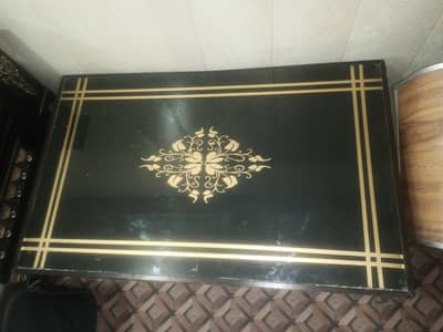 glass center table