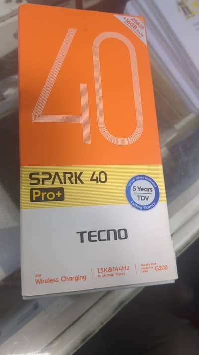 Tecno Spark 40 pro with box and 6 months warranty available