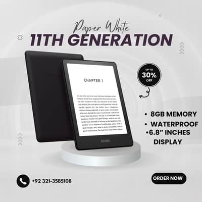 11th Generation PaperWhite 8gb