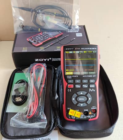 ZOYI ZT703S 3-in-1 Smart Multimeter Oscilloscope Signal Generator