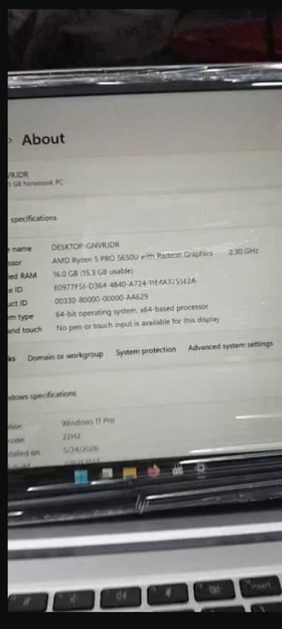 HP EliteBook 845 G8 - Ryzen 5 Pro 5650U - 16GB RAM - 256GB SSD