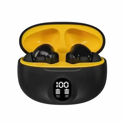 Stereo Wireless Ear buds With ENC noice cancellation ND digital displa
