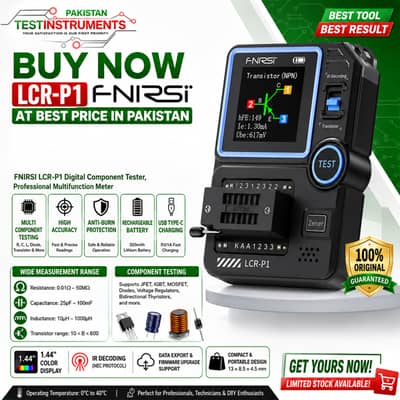 FNIRSI LCR-P1 Digital Component Tester | LCR Meter