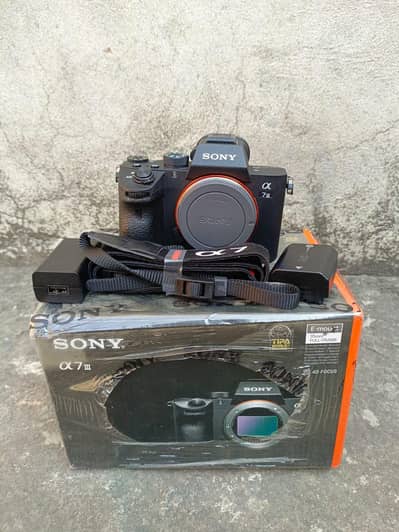Sony A7III Camera Good Shooting working Urgently Sale with warranty