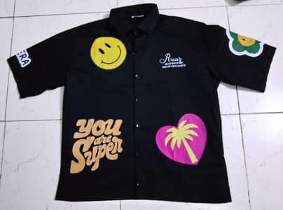 Drop shoulder shirt