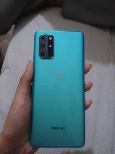 One Plus 8T non pta country lock 2 green lines in display not in photo
