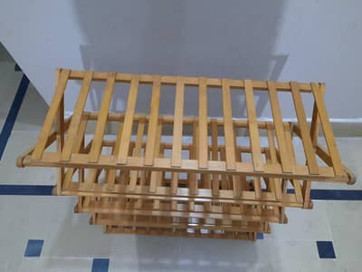 bamboo shoe rack