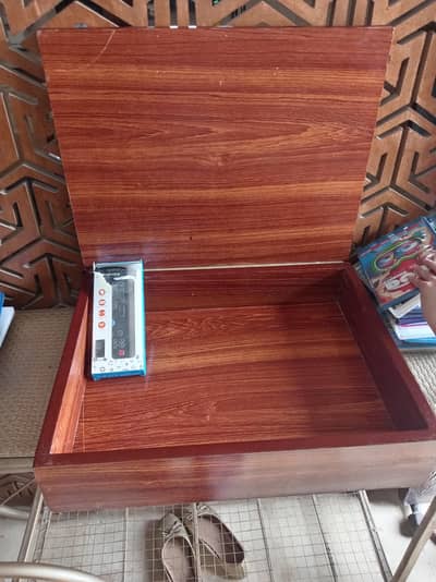 Wood storage box