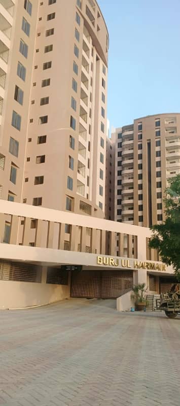 2400 Sq. Ft. 4 Bed DD Apartment with Servant Quarter for Rent in Burj Ul Harmain, Scheme 33 Karachi
