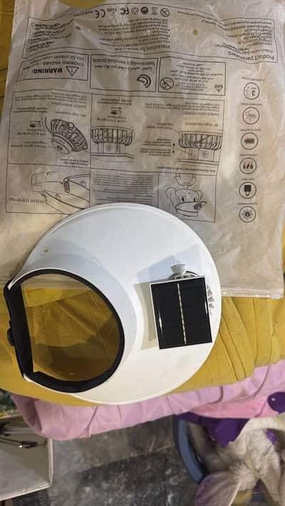 solar fan  Hat ( rechargeable)