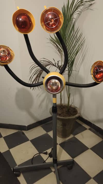 5-head infrared heat lamp