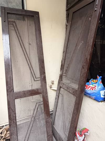 Old pure Wood double Door